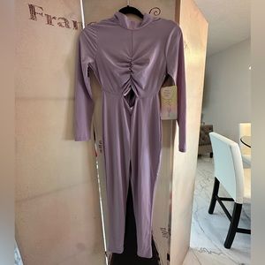 Coco and Shay Purple Jumpsuit